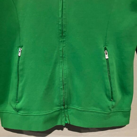 Peter Millar 100% Cotton Green Zip-Up Lightweight Stretch Jacket Women's Size S - Picture 5 of 14